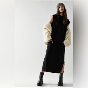 Free People All Day Long Midi T-Shirt Dress